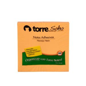 Notas Adhesivas Neón 7.6x7.6cm 100 Hj Torre