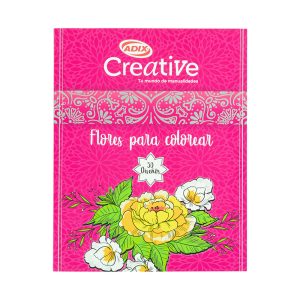 Libro para Colorear Flores 50 Diseños Creative