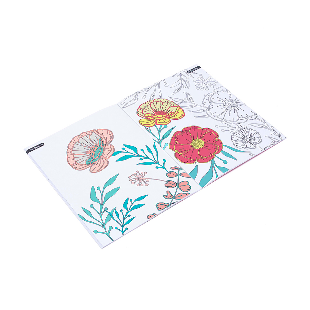 Libro para Colorear Flores 50 Diseños Creative - Imagen 2
