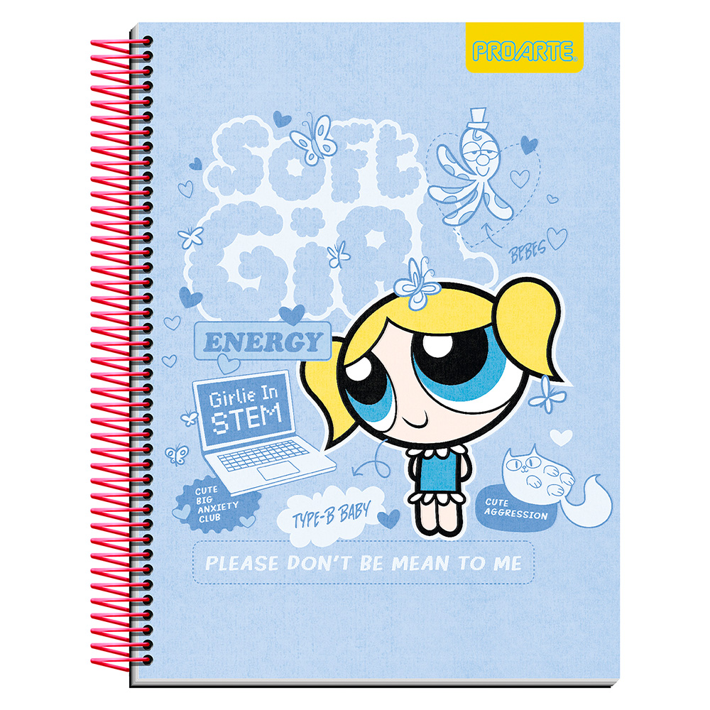 Cuaderno Carta Chicas Superpoderosas 150hj Cuadros 7mm Surtido Proarte - Imagen 2