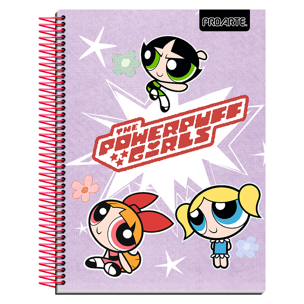 Cuaderno Carta Chicas Superpoderosas 150hj Cuadros 7mm Surtido Proarte - Imagen 4