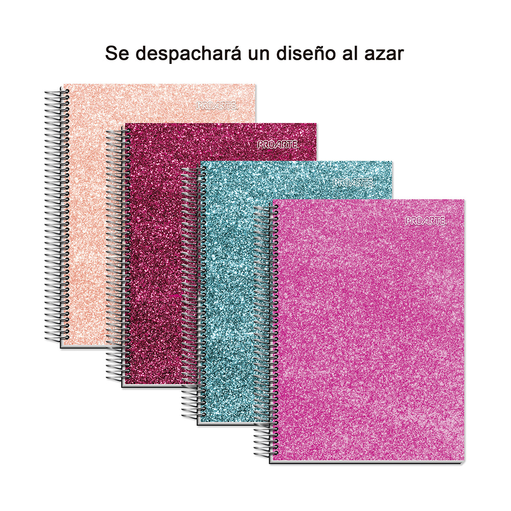 Cuaderno Glow Carta 150hj Cuadro 7mm Surtido Proarte - Imagen 5