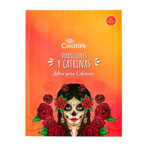 Libro Colorear Catrina 50 Diseños Creative