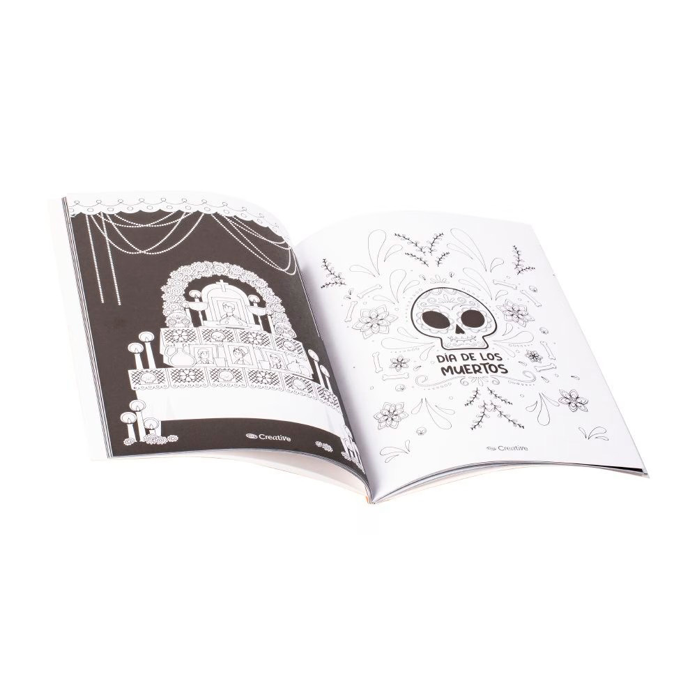 Libro Colorear Catrina 50 Diseños Creative - Imagen 2