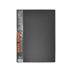 Carpeta A4 Negro con 10 Fundas Data Zone