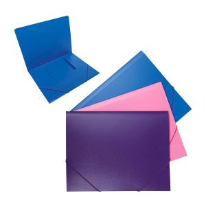 Carpeta Cartera A4 con Elástico Surtidos Softcolor Data Zone