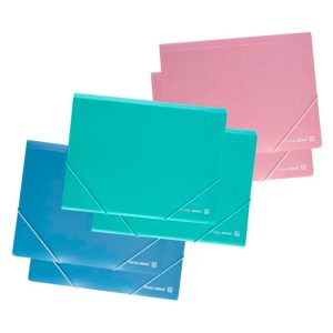Carpeta Cartera A4 Con Elástico Tapa Ecológica Surtidos Data Zone