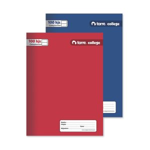 Cuaderno College Liso Raya Ancha 100hj Torre