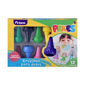Crayones Para Dedos Pekes 12 uds Torre