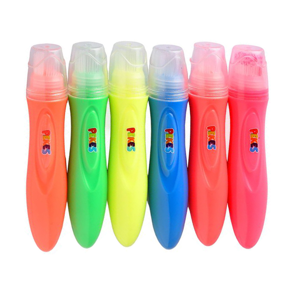 Témpera en Tubo y Pincel Neón Pekes 6 Colores Torre - Imagen 3