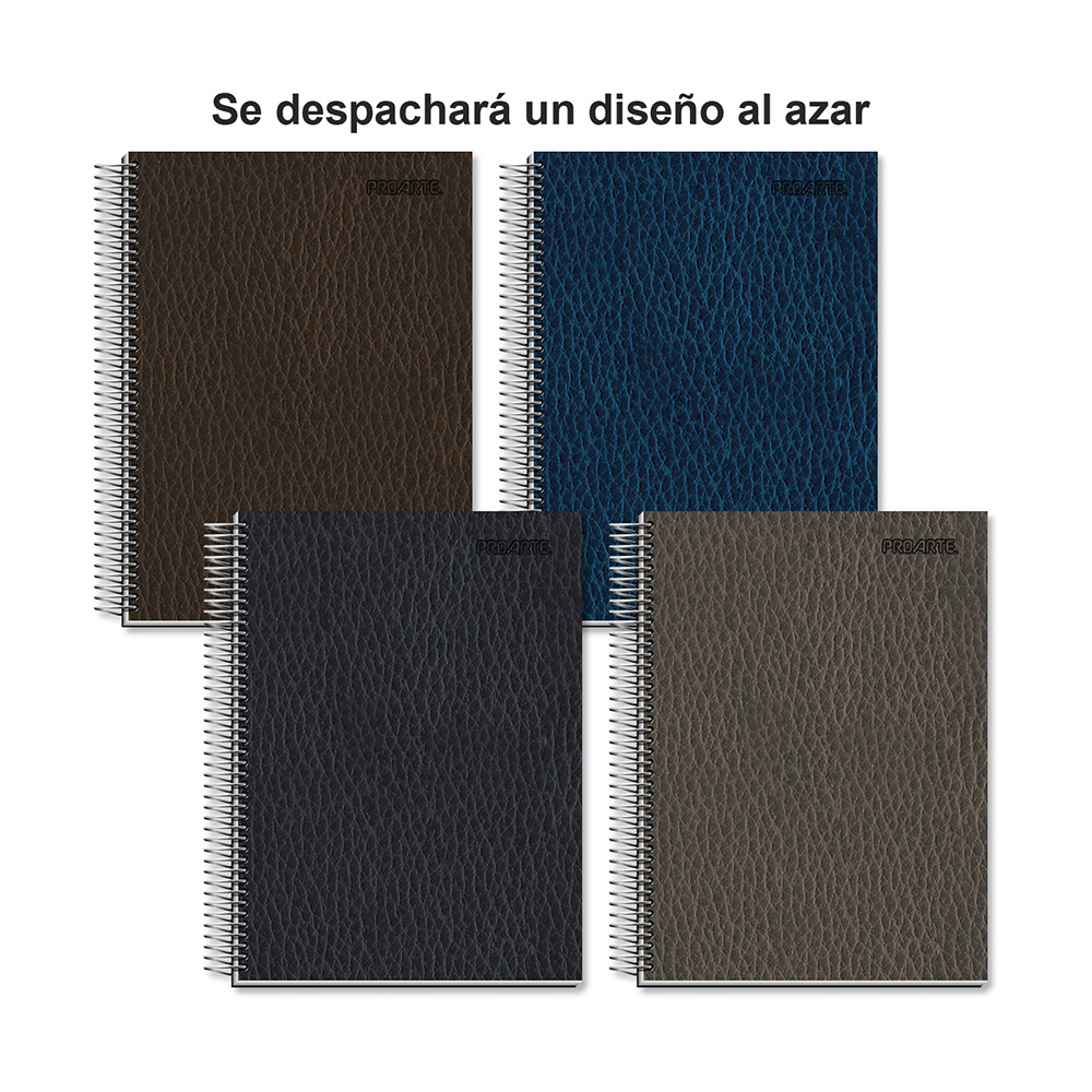 Cuaderno Ecocuero Carta 150hj Cuadro 7mm Surtido Proarte - Imagen 5