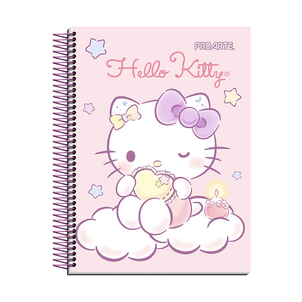 Cuaderno Cuarta (16.8 x 21.5cm) Hello Kitty 150hj Cuadro 7mm Surtido Proarte - Imagen 2