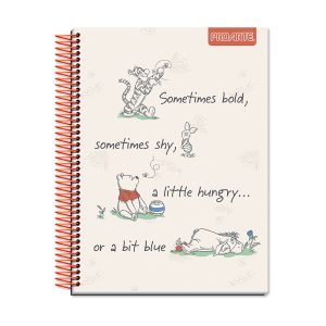 Cuaderno Cuarta (16.8 x 21.5cm) Winnie The Pooh 150hj Cuadro 7mm Surtido Proarte
