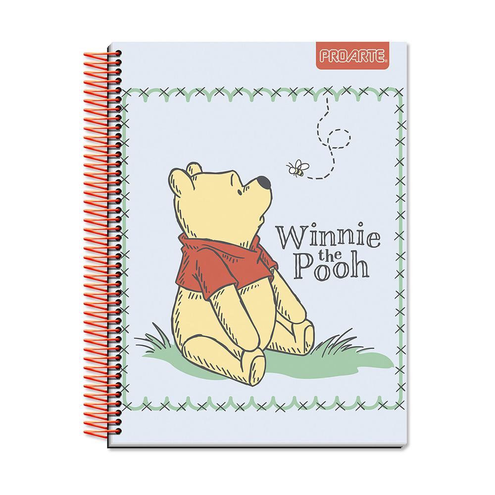 Cuaderno Cuarta (16.8 x 21.5cm) Winnie The Pooh 150hj Cuadro 7mm Surtido Proarte - Imagen 2