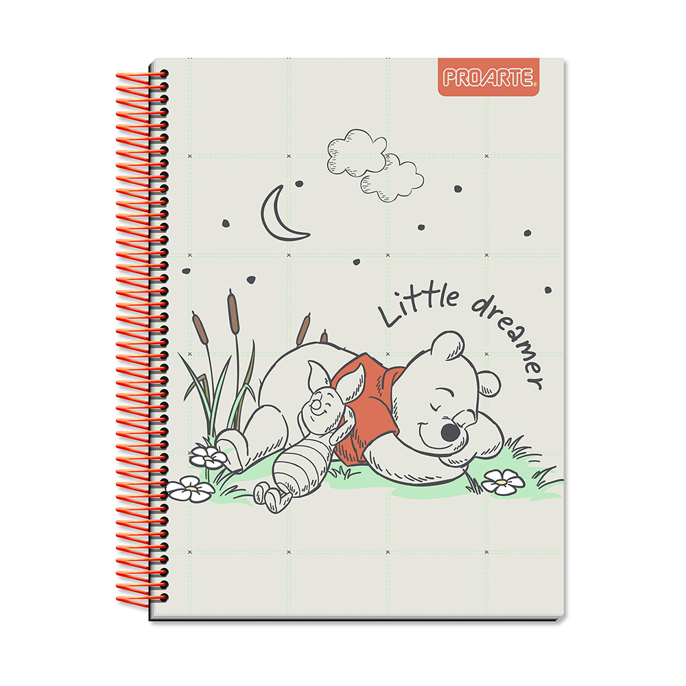 Cuaderno Cuarta (16.8 x 21.5cm) Winnie The Pooh 150hj Cuadro 7mm Surtido Proarte - Imagen 3