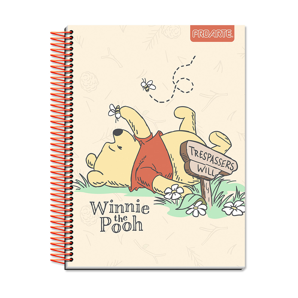 Cuaderno Cuarta (16.8 x 21.5cm) Winnie The Pooh 150hj Cuadro 7mm Surtido Proarte - Imagen 4