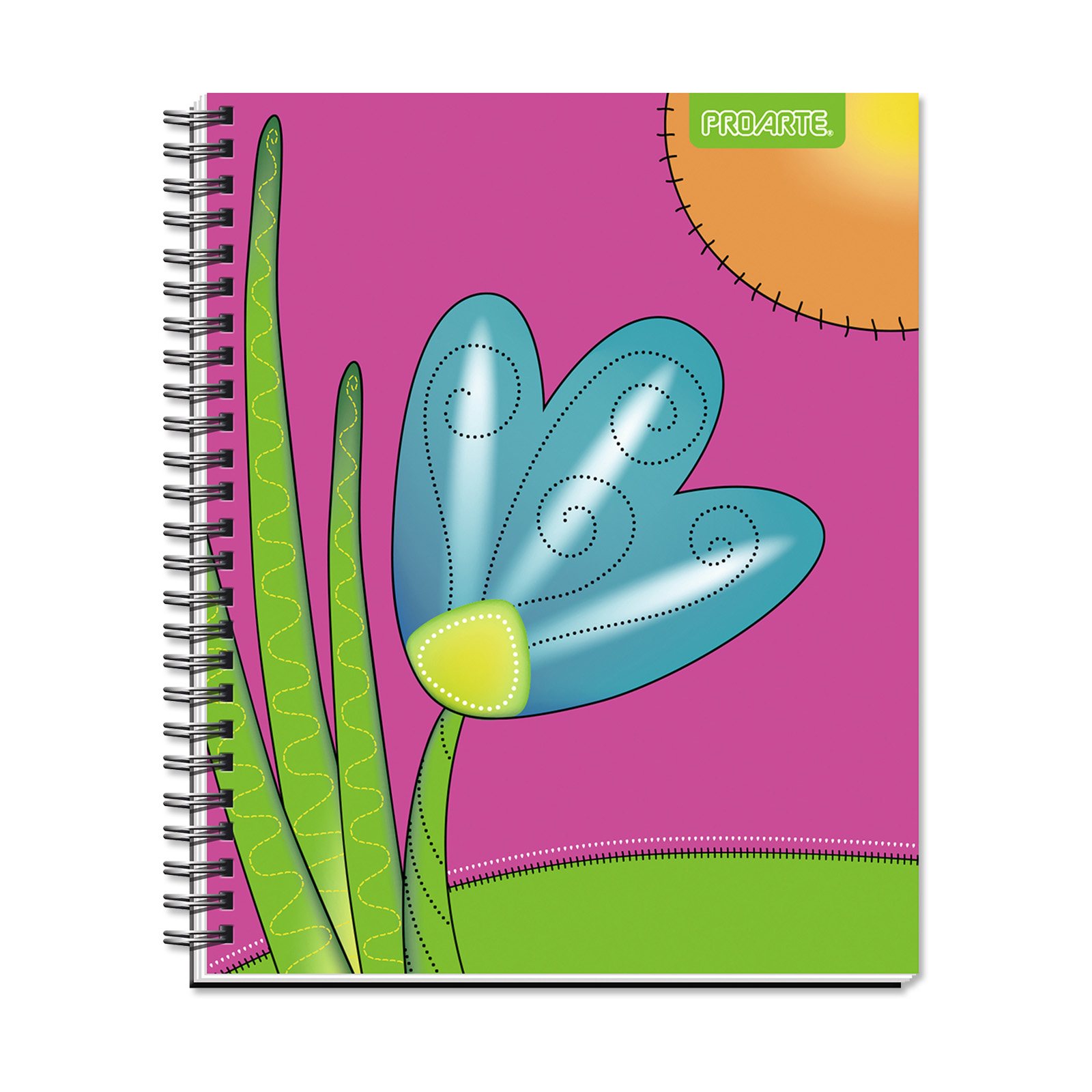 Cuaderno Universitario Paint 100hj Cuadros 7mm Surtido Proarte - Imagen 2