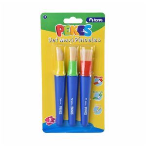 Set 3 Maxi Pinceles Pekes Torre