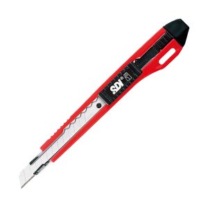 Cuchillo Cartonero Bloqueo Chicharra con 3 Hojas 9mm SDI