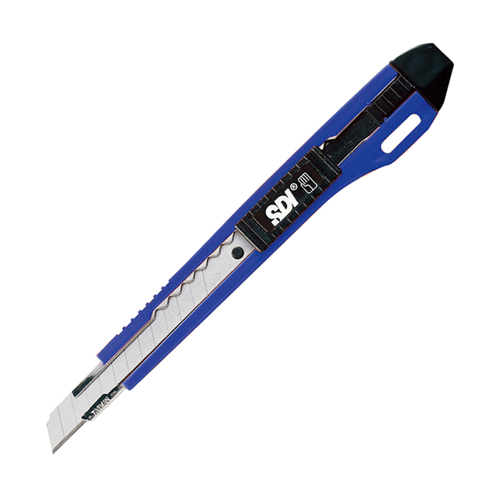 Cuchillo Cartonero Bloqueo Chicharra con 3 Hojas 9mm SDI - Imagen 4