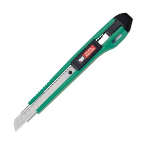 Cuchillo Cartonero Bloqueo Automático con 3 Hojas 9mm SDI