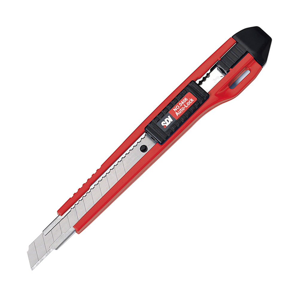 Cuchillo Cartonero Bloqueo Automático con 3 Hojas 9mm SDI - Imagen 6