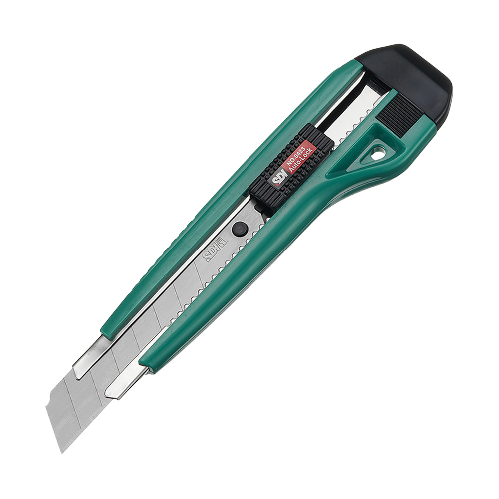 Cuchillo Cartonero Bloqueo Automático con 3 Hojas 18mm SDI - Imagen 6