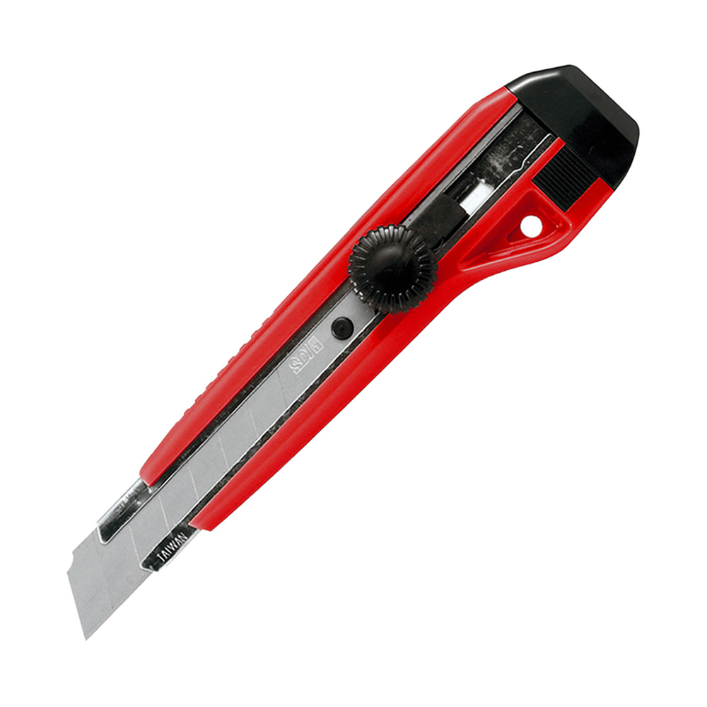 Cuchillo Cartonero Bloqueo Manual Rueda con 3 Hojas 18mm SDI - Imagen 4