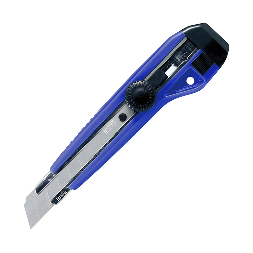 Cuchillo Cartonero Bloqueo Manual Rueda con 3 Hojas 18mm SDI - Imagen 5
