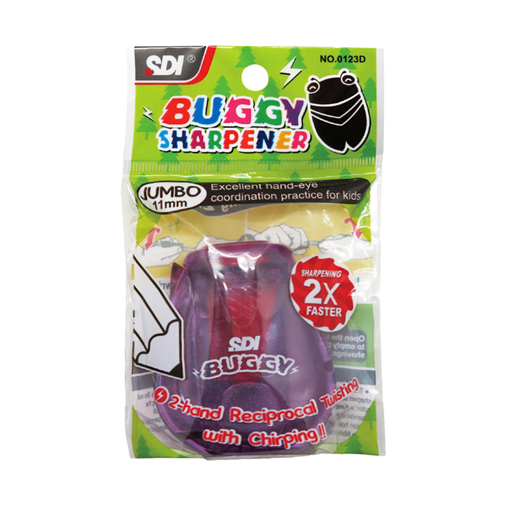 Sacapuntas Jumbo Buggy con Depósito Punta 11mm Surtido Sdi - Imagen 3