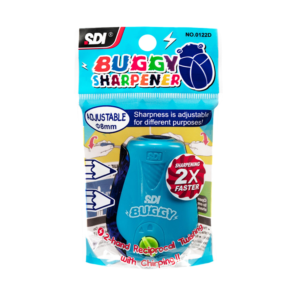 Sacapuntas Buggy con Depósito Punta Ajustable 8mm Surtido Sdi - Imagen 3