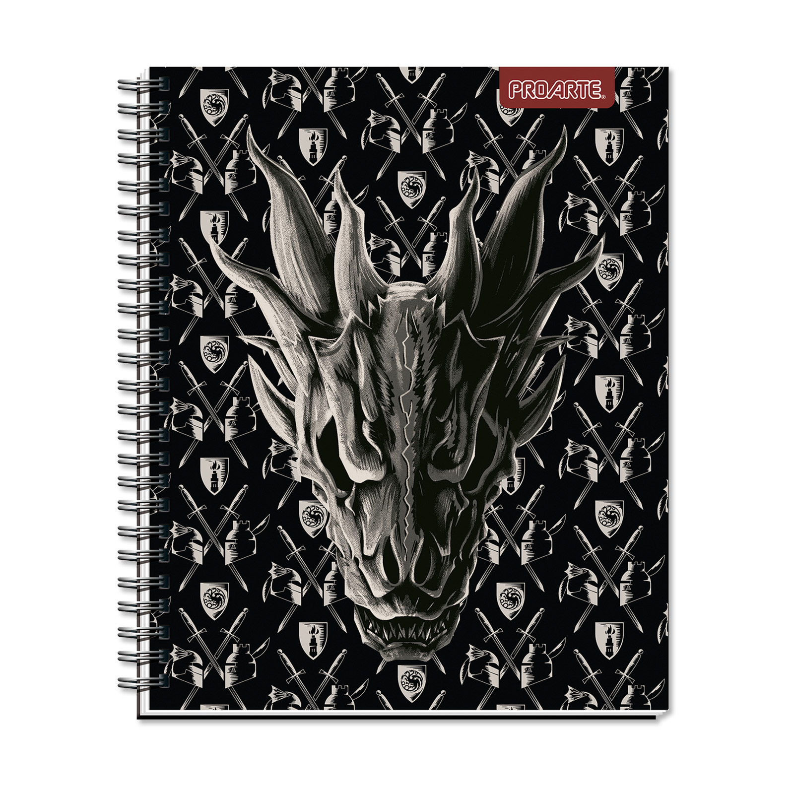 Cuaderno Universitario House of Dragons 100hj Cuadros 7mm Surtido Proarte - Imagen 6