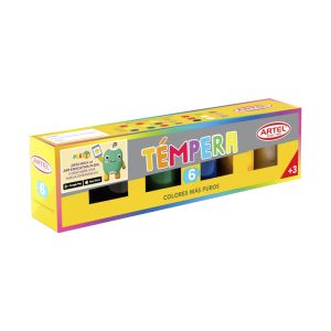 Set 6 Témperas 15ml Artel