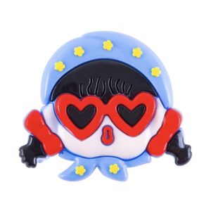 Pin Caricatura para Cuaderno Sworld