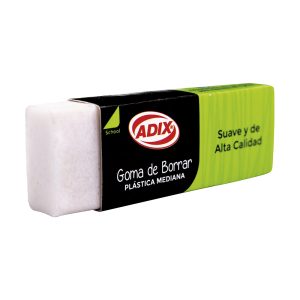 Goma de Borrar Plástica Mediana Adix
