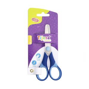 Tijera Escolar 13 cm. Azul Adix