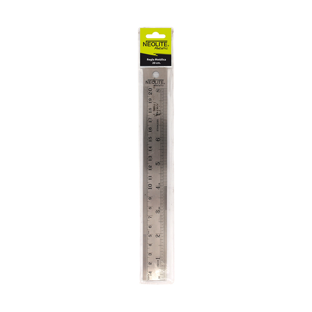 Regla Metálica 20 cm Neolite - Imagen 2