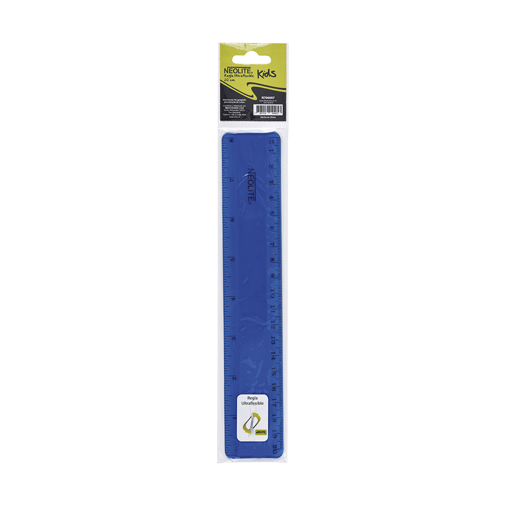 Regla Ultraflexible 20 cm Neolite
