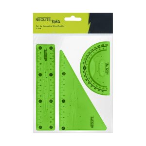 Set Geometría Ultraflexible 15cm 3pzs Neolite