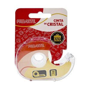 Cinta Cristal con Dispensador 19mm x 20mt Proarte