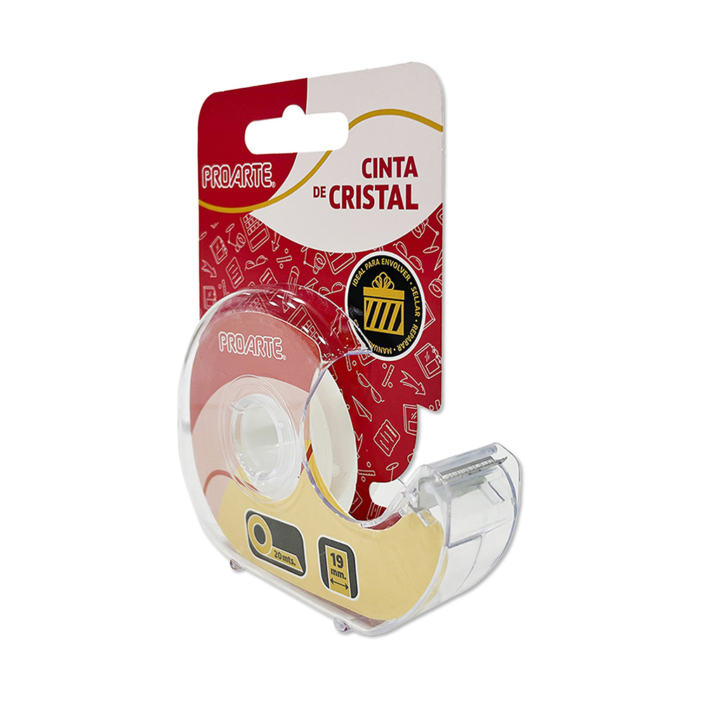 Cinta Cristal con Dispensador 19mm x 20mt Proarte - Imagen 2