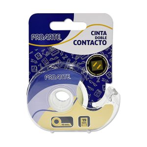 Cinta Doble Contacto con Dispensador 19mm x 10mt Proarte