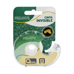 Cinta Invisible con Dispensador 19mm x 20mt Proarte