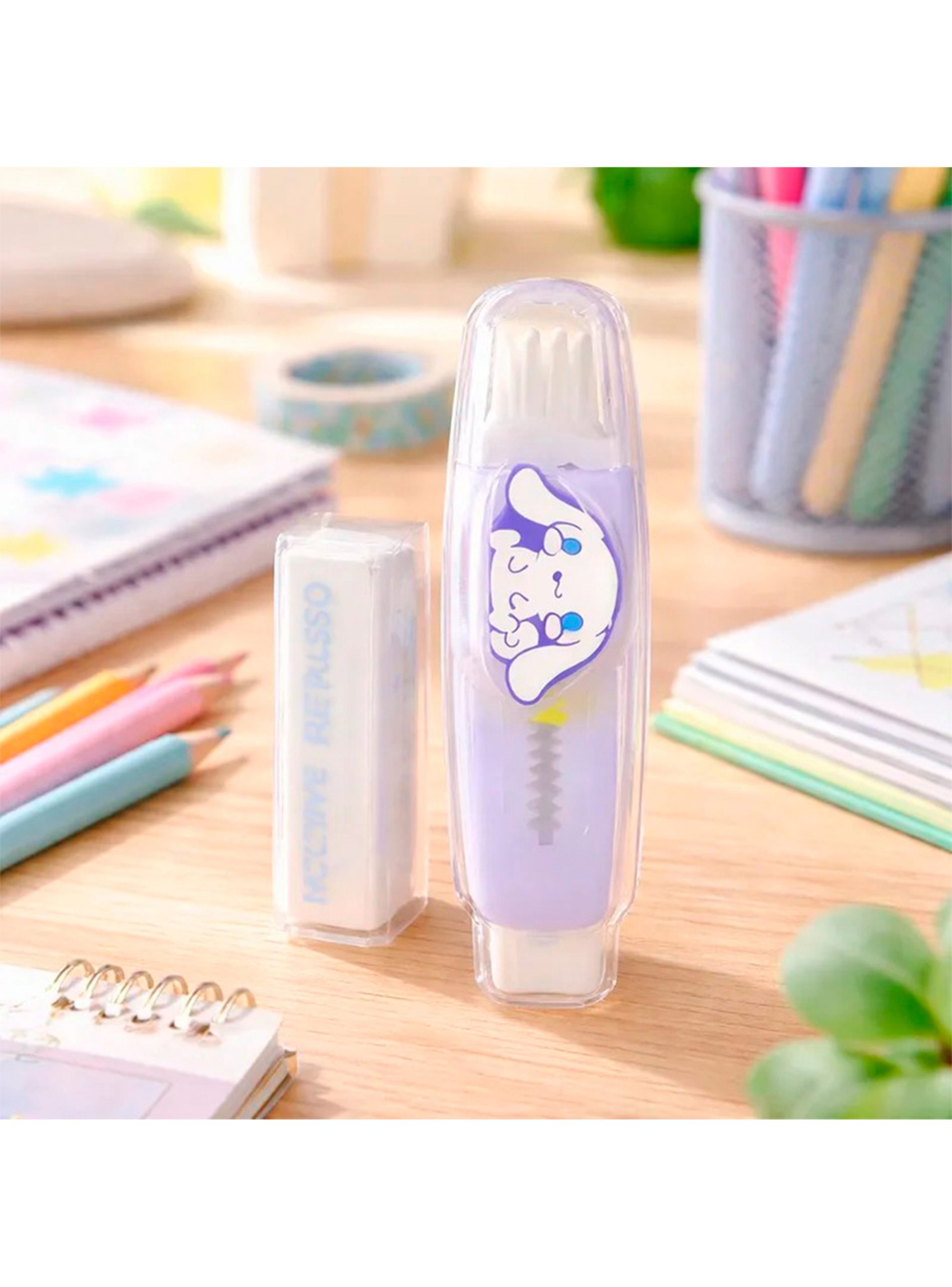 Set Goma de Borrar Retráctil Cinnamoroll c/Repuesto Proarte - Imagen 3