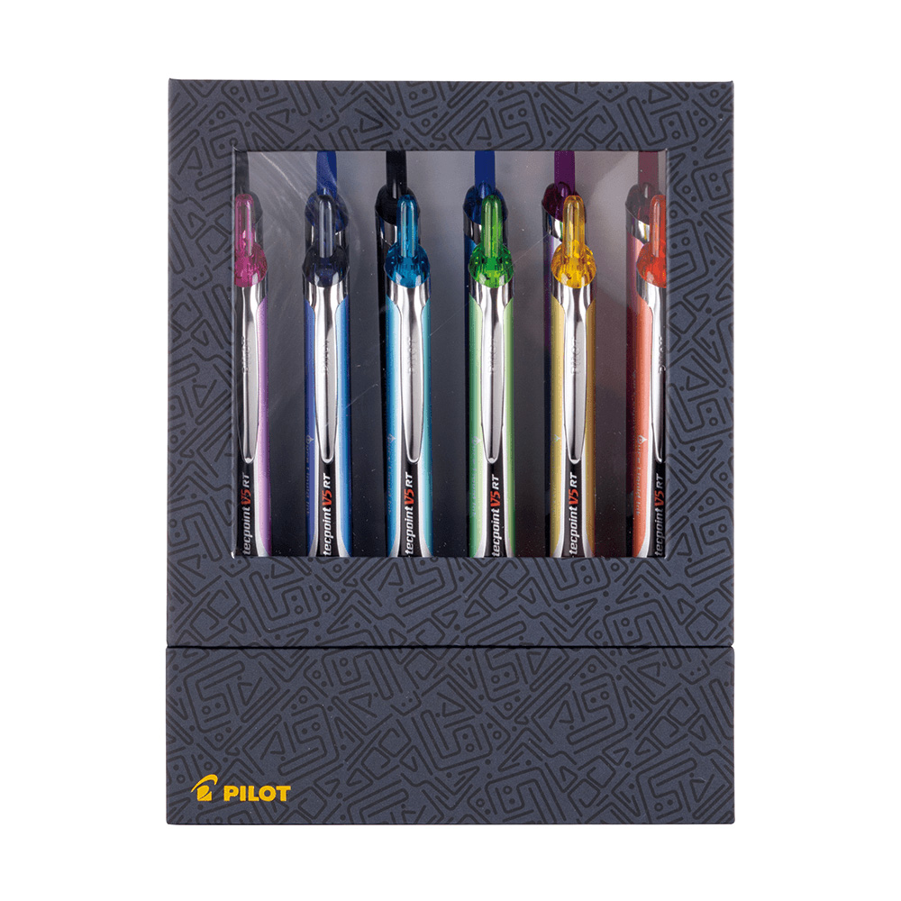 Set Lápices Tinta HI-Tecpoint Grip V5 Retráctil 12 un. Pilot - Imagen 3