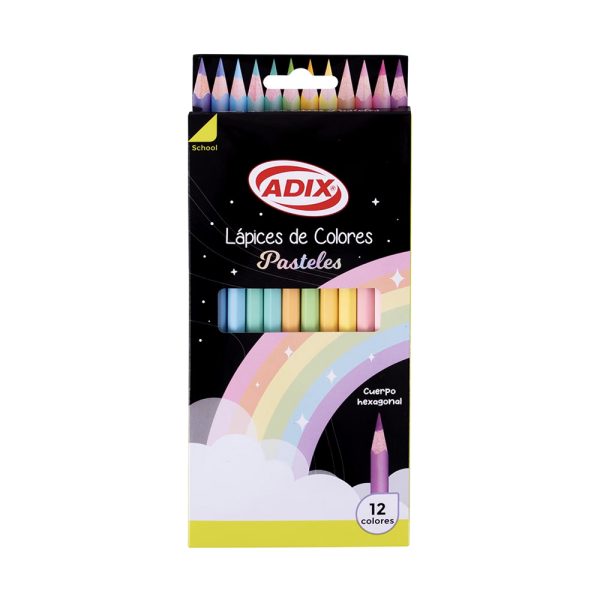 Set 12 Lápices de Colores Pastel Adix – Epencil