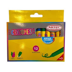 Crayones 12 Colores Artel