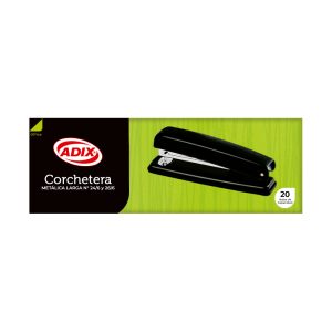 Corchetera Metálica Larga Negra Adix