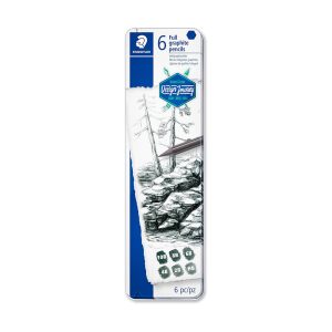 Lápiz Grafito Puro Lumograph 6 Pcs CJ Met Staedtler