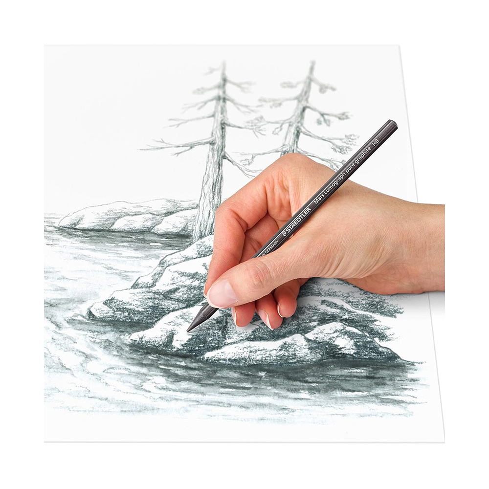 Lápiz Grafito Puro Lumograph 6 Pcs CJ Met Staedtler - Imagen 5